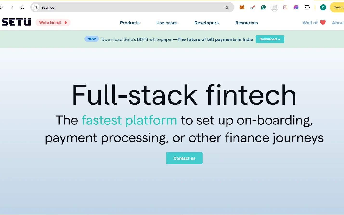 Setu identity verification